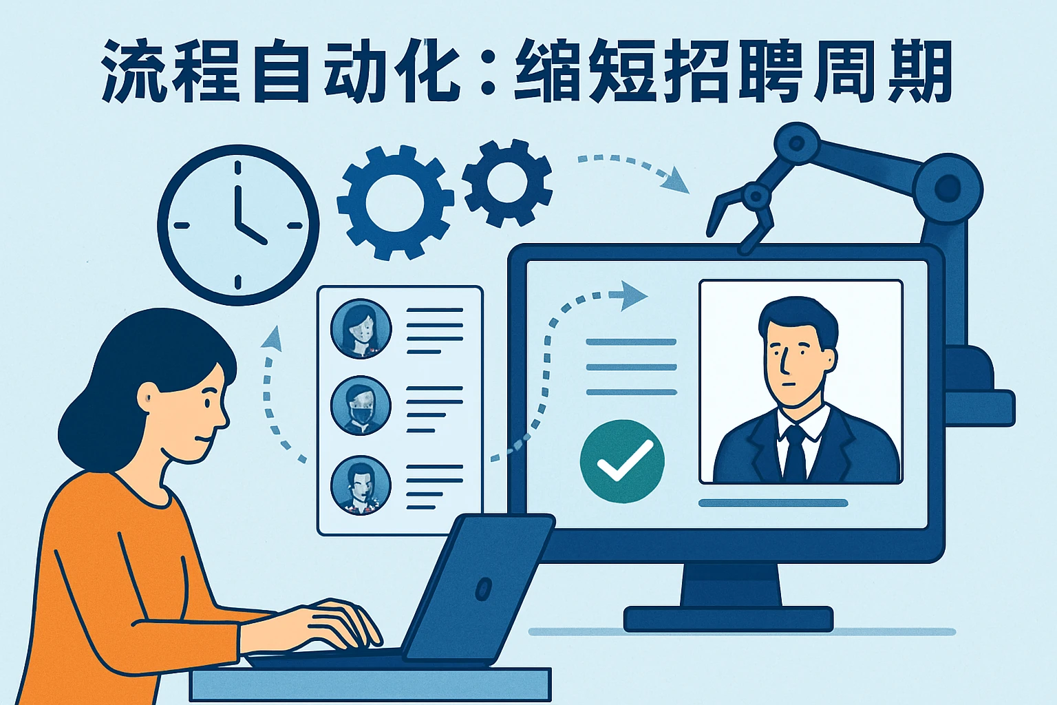 2. 流程自动化：缩短招聘周期
