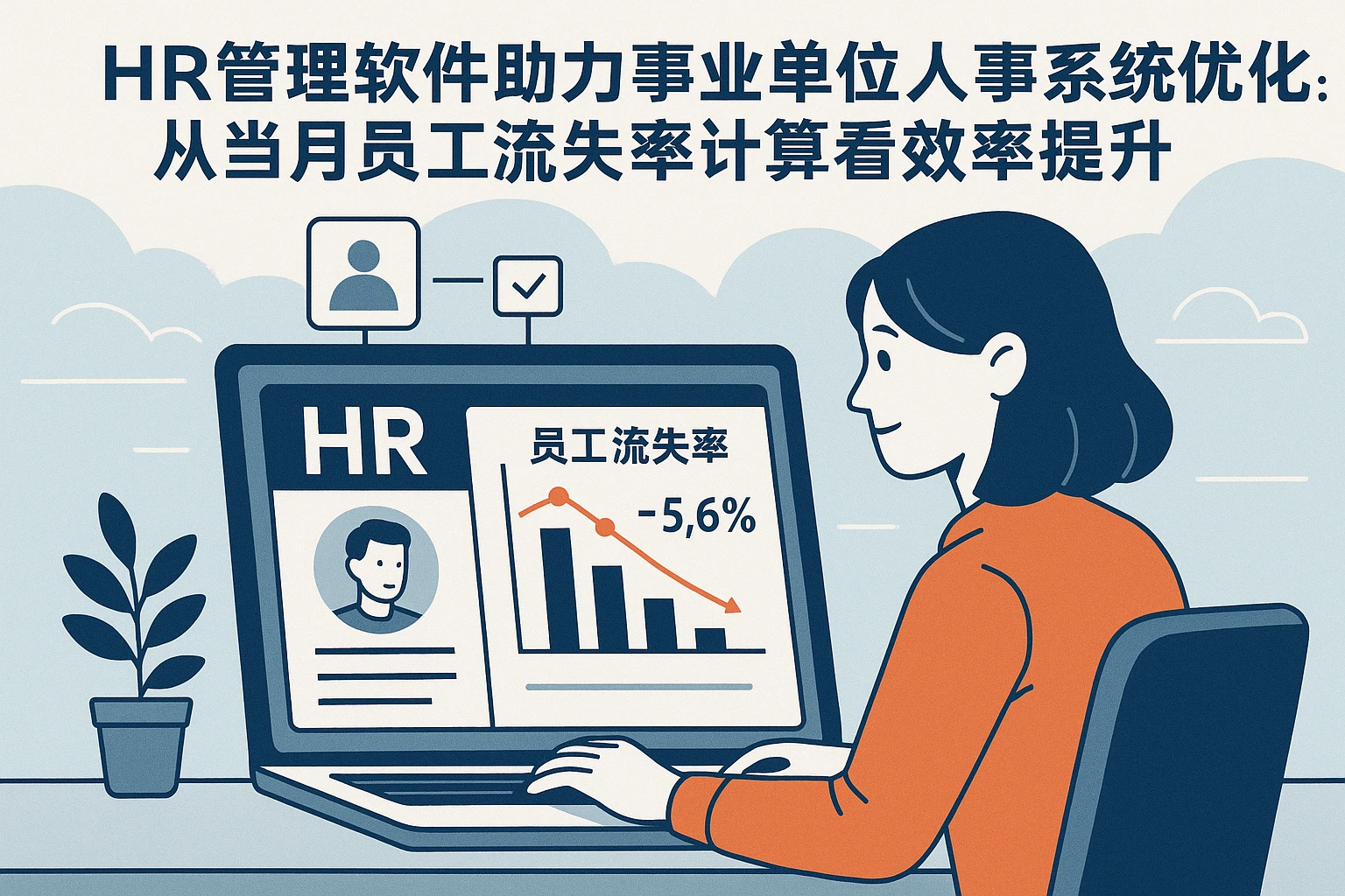 HR管理软件助力事业单位人事系统优化：从当月员工流失率计算看效率提升
