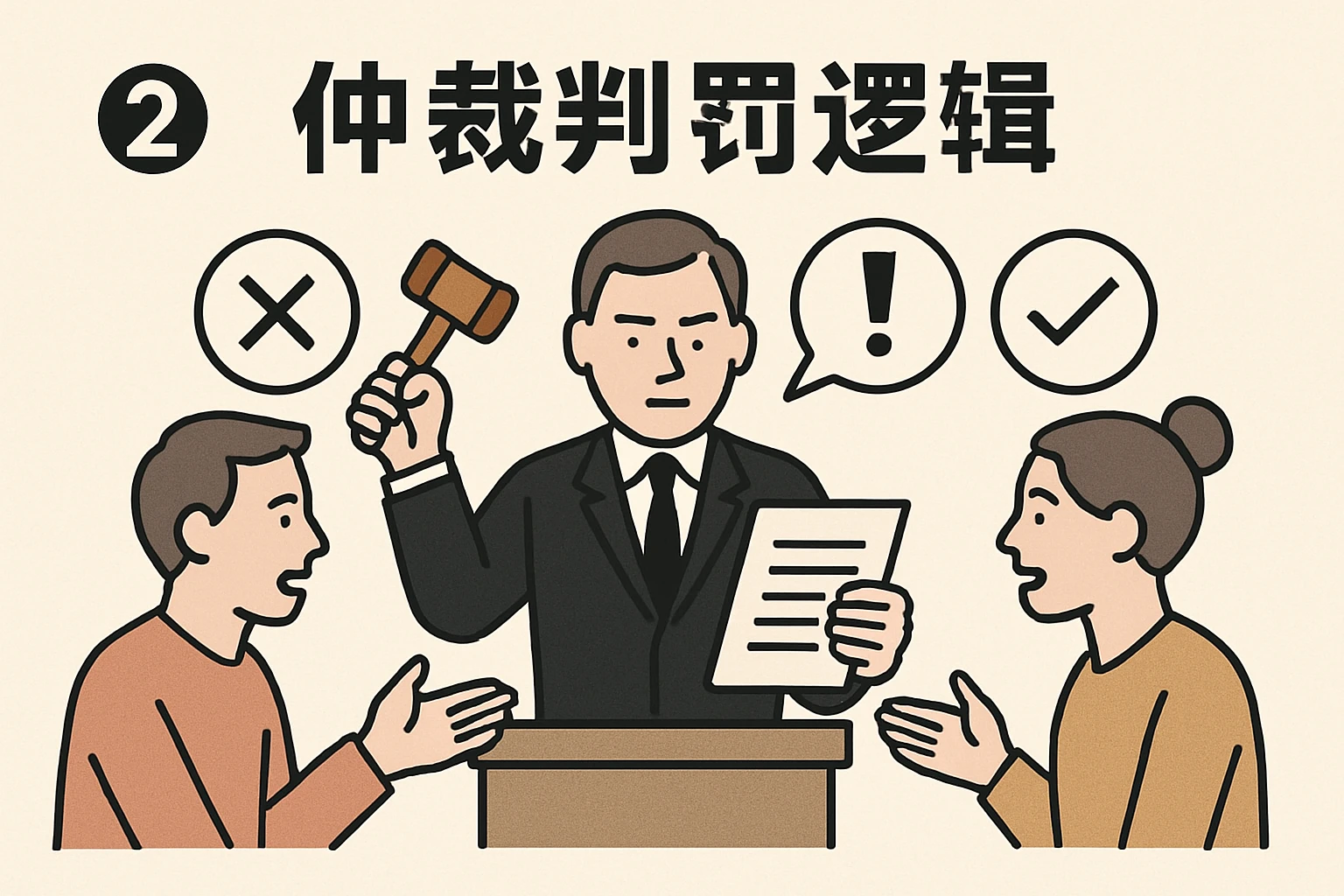 2. 仲裁判罚逻辑