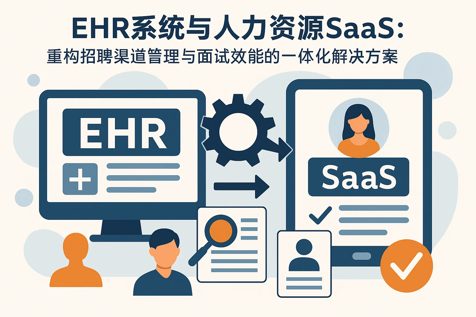 EHR系统与人力资源SaaS：重构招聘渠道管理与面试效能的一体化解决方案