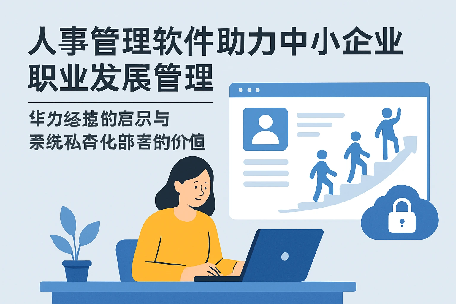 人事管理软件助力中小企业职业发展管理——华为经验的启示与系统私有化部署的价值