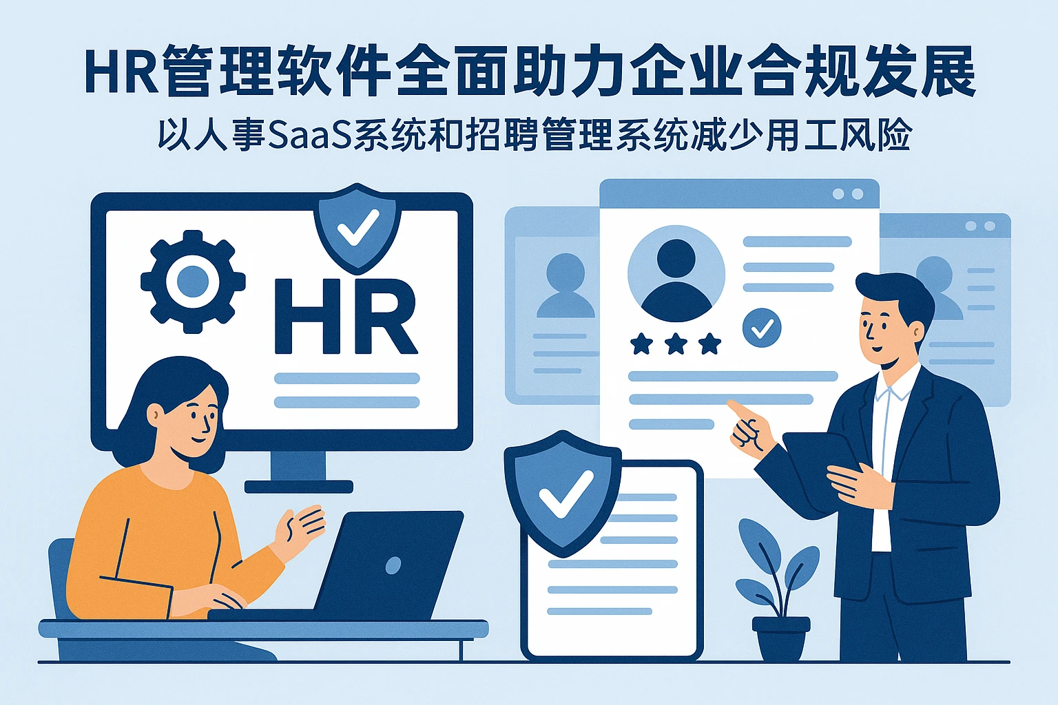 HR管理软件全面助力企业合规发展：以人事SaaS系统和招聘管理系统减少用工风险