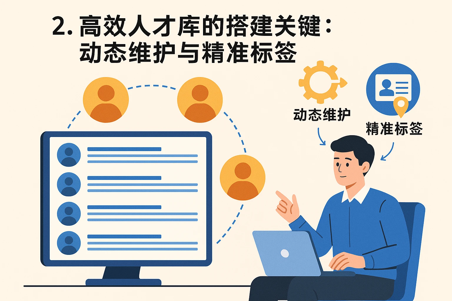 2. 高效人才库的搭建关键：动态维护与精准标签