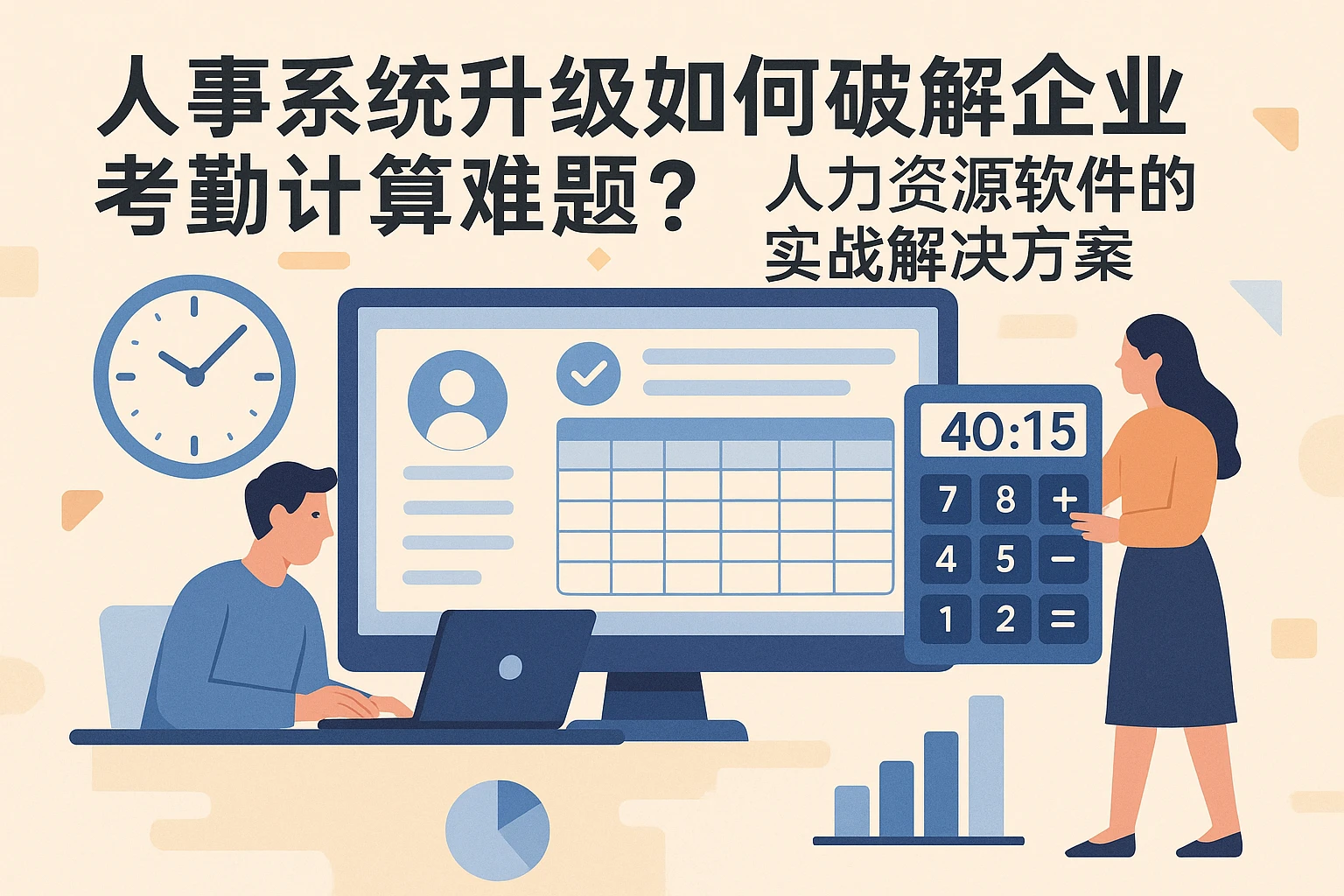 人事系统升级如何破解企业考勤计算难题？人力资源软件的实战解决方案
