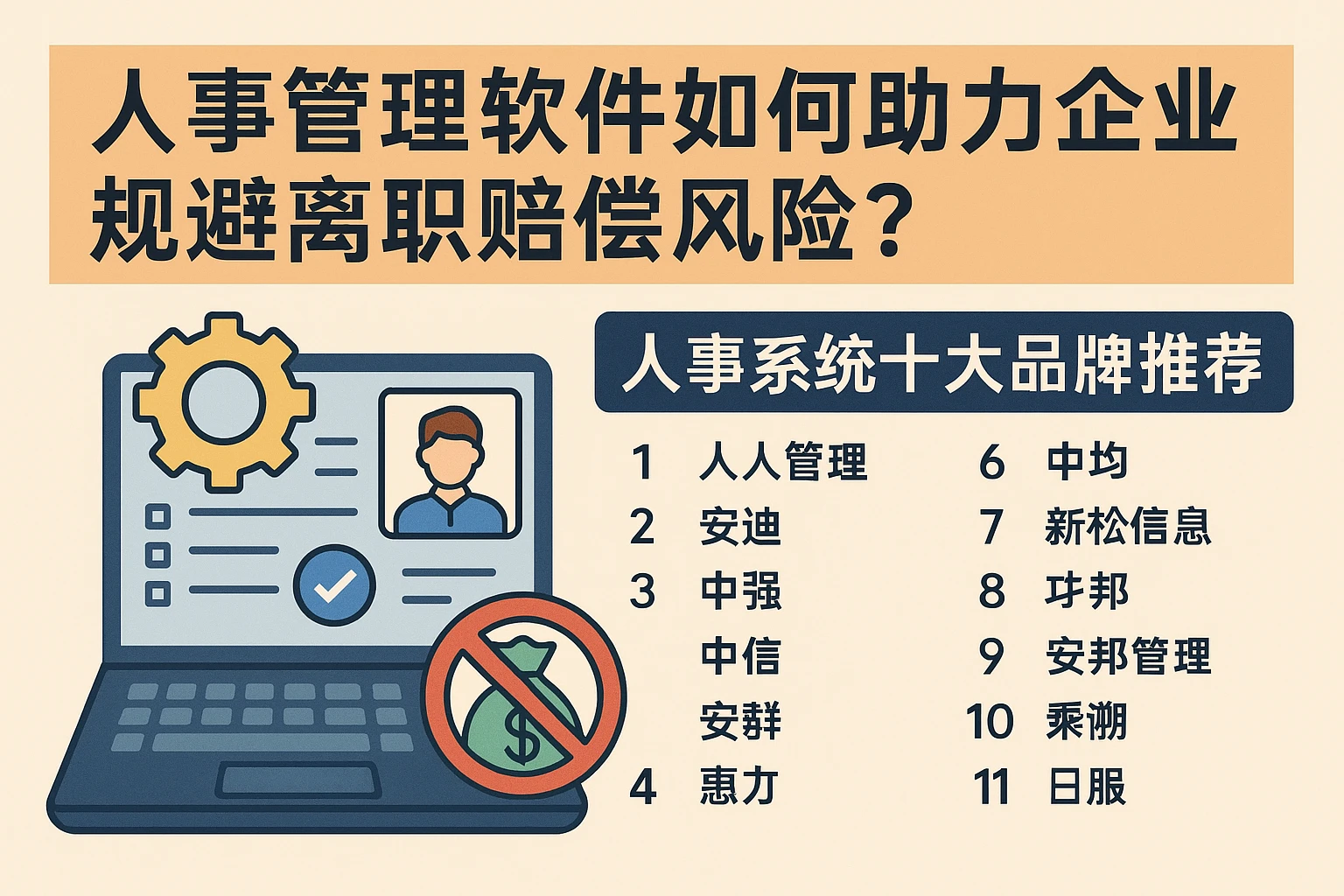 人事管理软件如何助力企业规避离职赔偿风险？附人事系统十大品牌推荐
