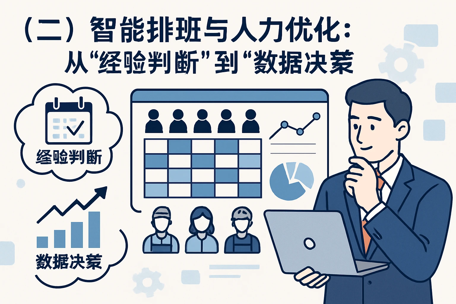 （二）智能排班与人力优化：从“经验判断”到“数据决策”