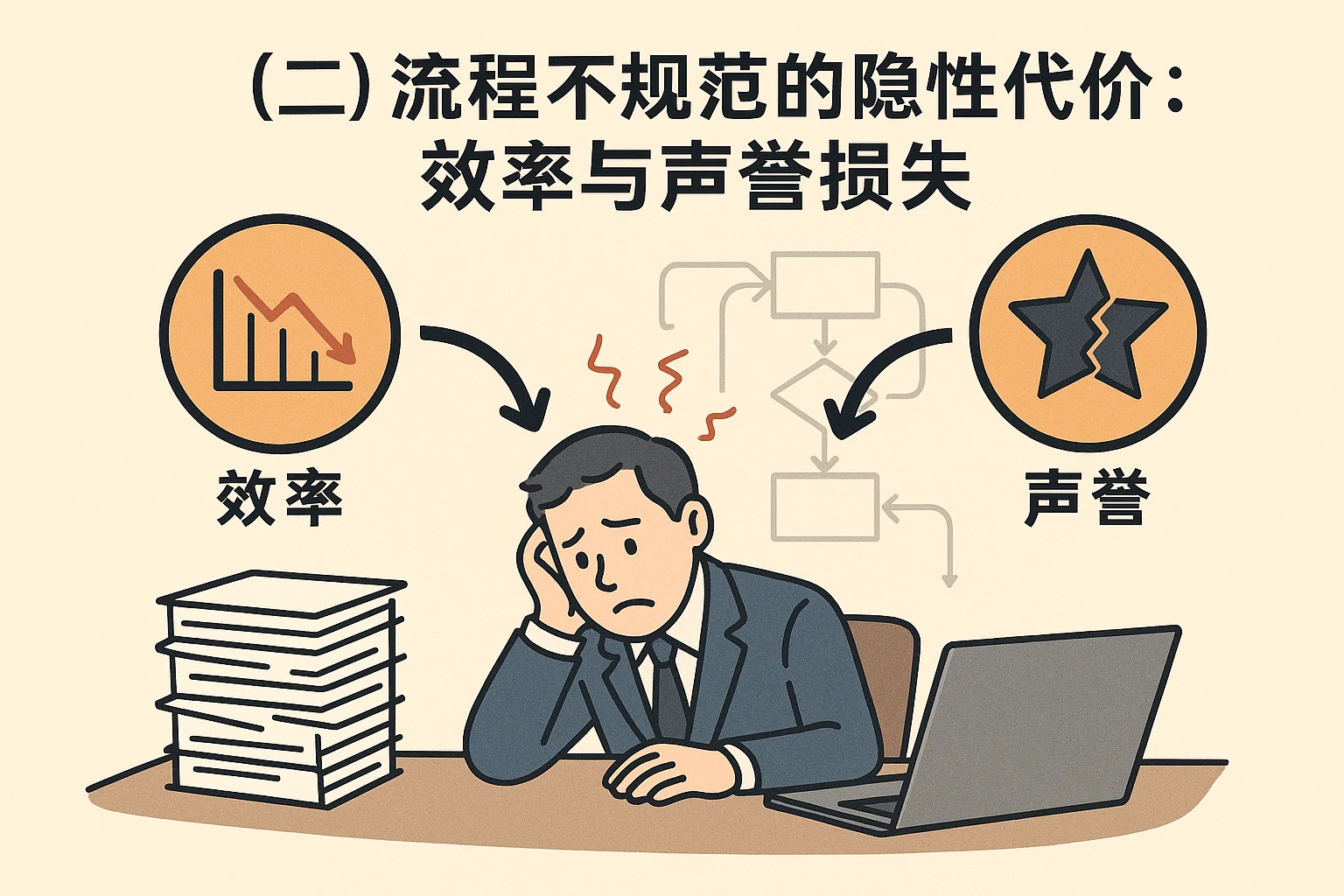 （二）流程不规范的隐性代价：效率与声誉损失