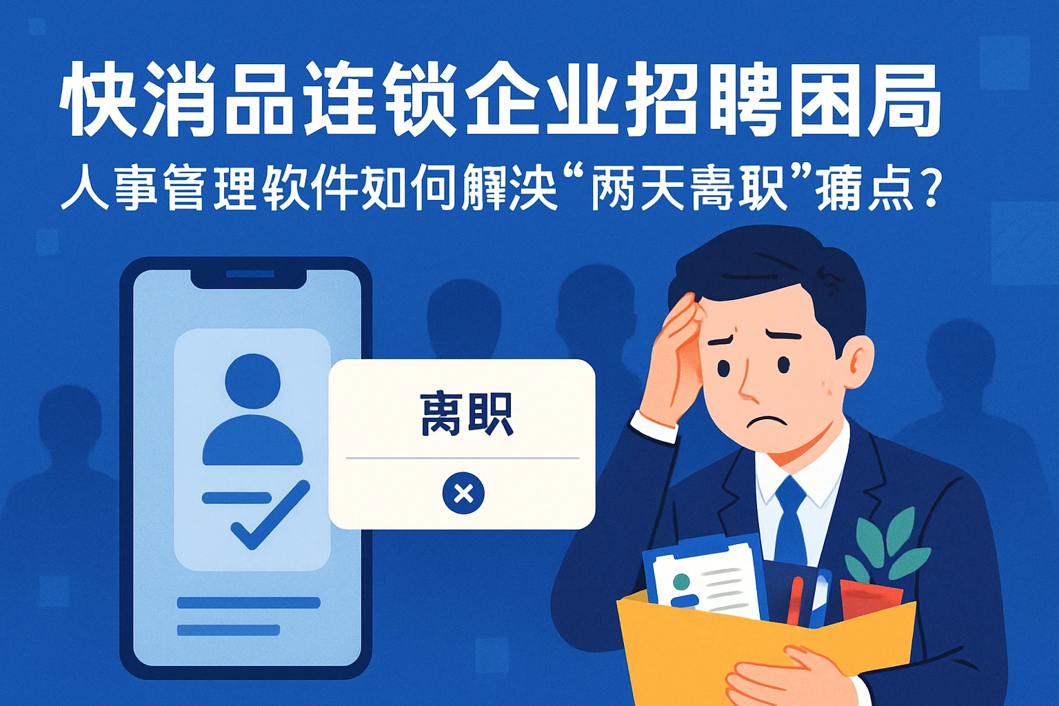 快消品连锁企业招聘困局破局：人事管理软件如何解决“两天离职”痛点？