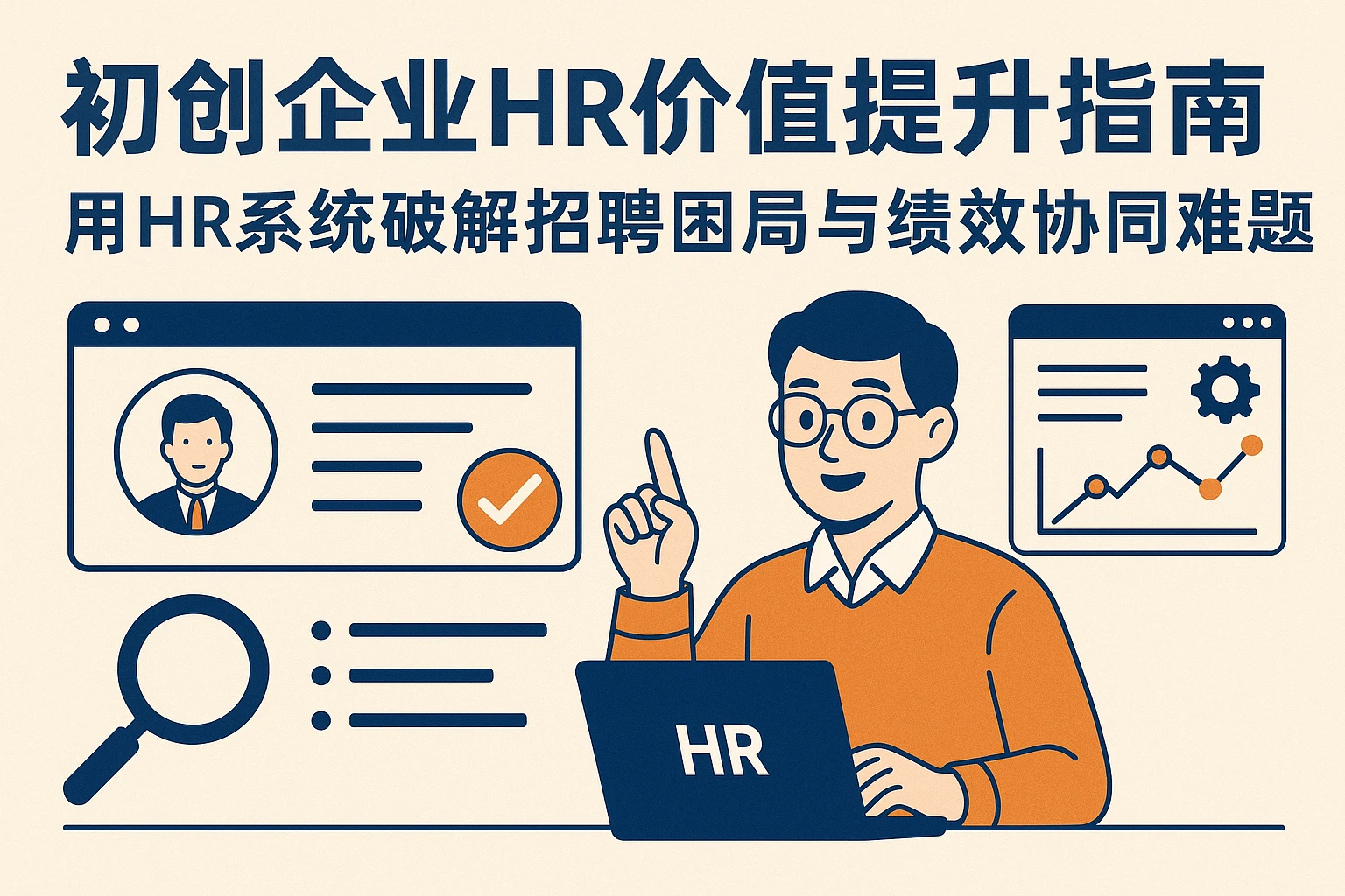 初创企业HR价值提升指南：用HR系统破解招聘困局与绩效协同难题
