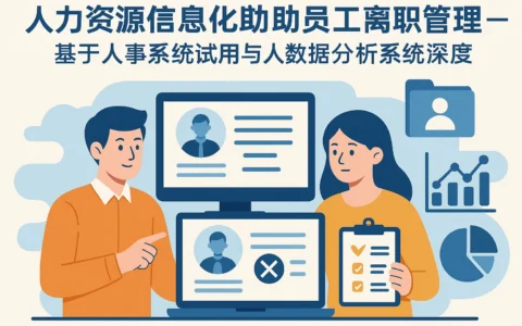 人力资源信息化系统助力员工离职管理——基于人事系统试用与人事数据分析系统的深度解读