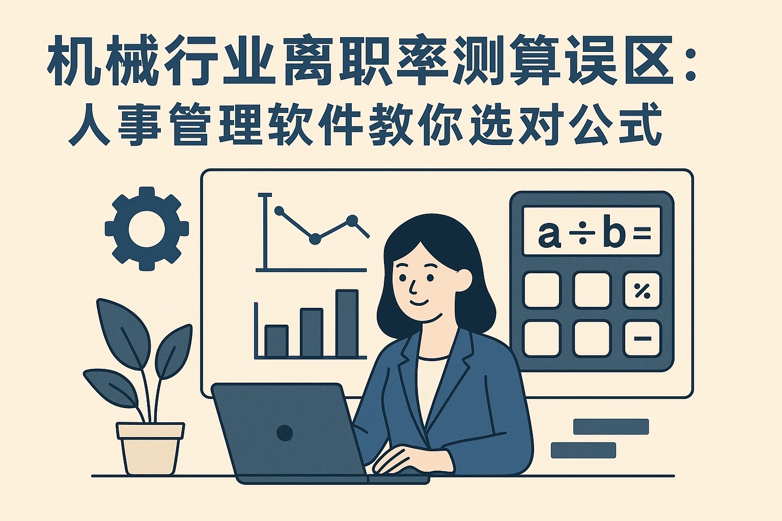 机械行业离职率测算误区：人事管理软件教你选对公式