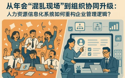从年会“混乱现场”到组织协同升级：人力资源信息化系统如何重构企业管理逻辑？
