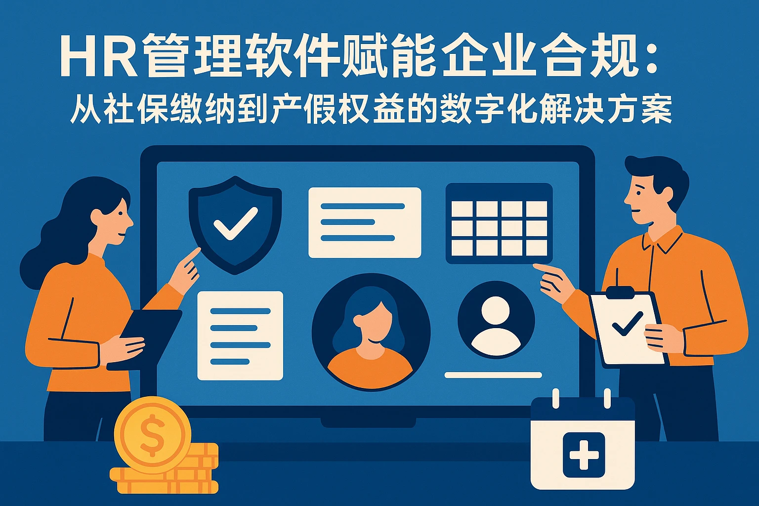 HR管理软件赋能企业合规：从社保缴纳到产假权益的数字化解决方案