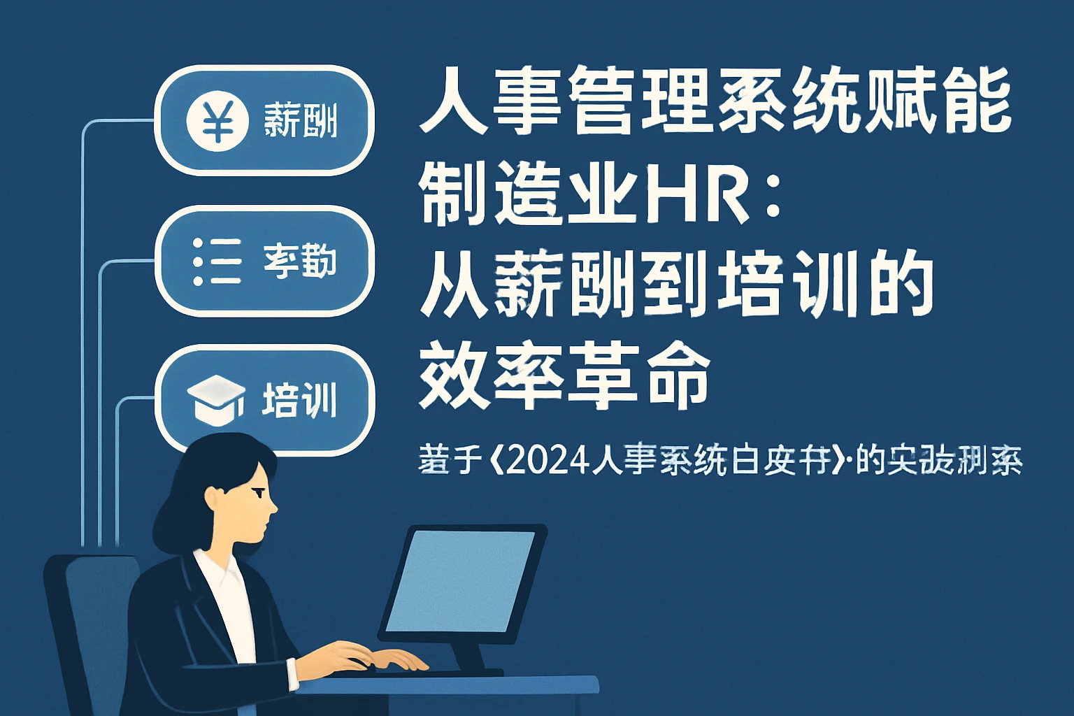 人事管理系统赋能制造业HR：从薪酬到培训的效率革命——基于《2024人事系统白皮书》的实践洞察