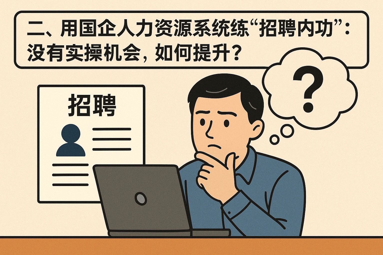 二、用国企人力资源系统练“招聘内功”：没有实操机会，如何提升？