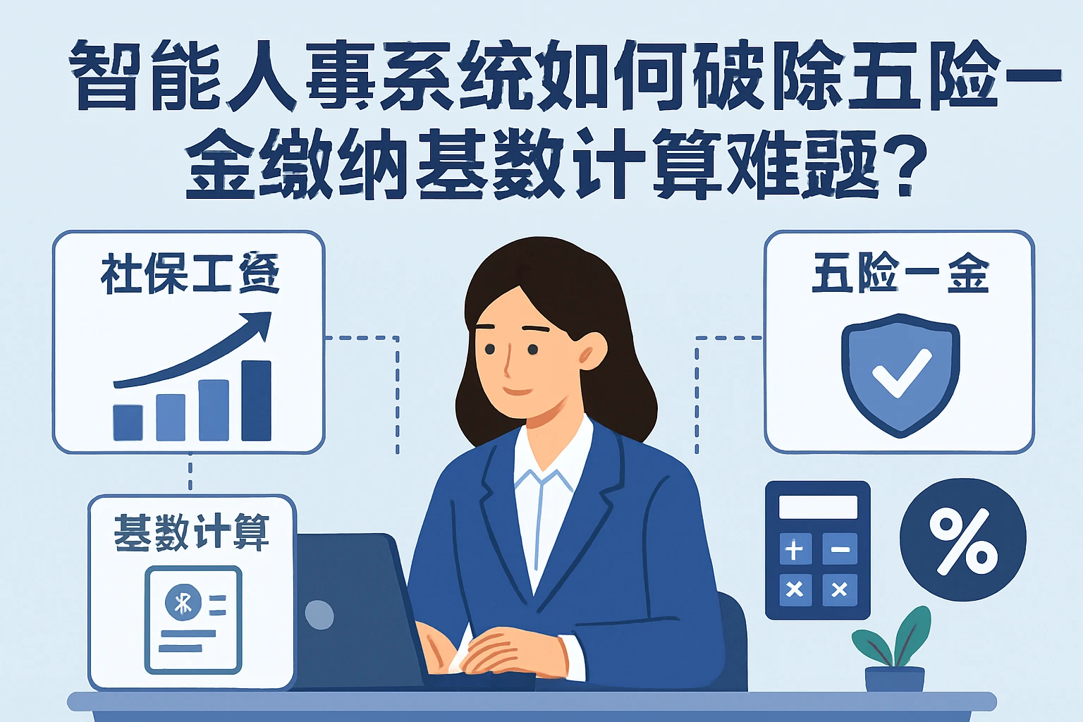 智能人事系统如何破解五险一金缴纳基数计算难题？