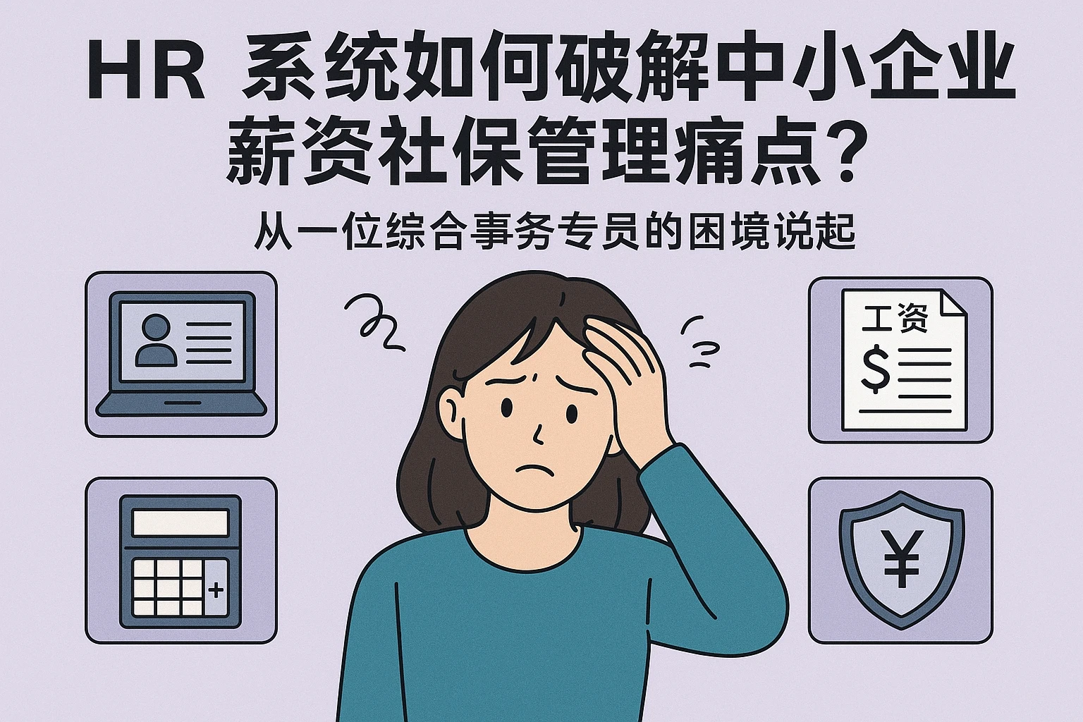 HR系统如何破解中小企业薪资社保管理痛点？从一位综合事务专员的困境说起