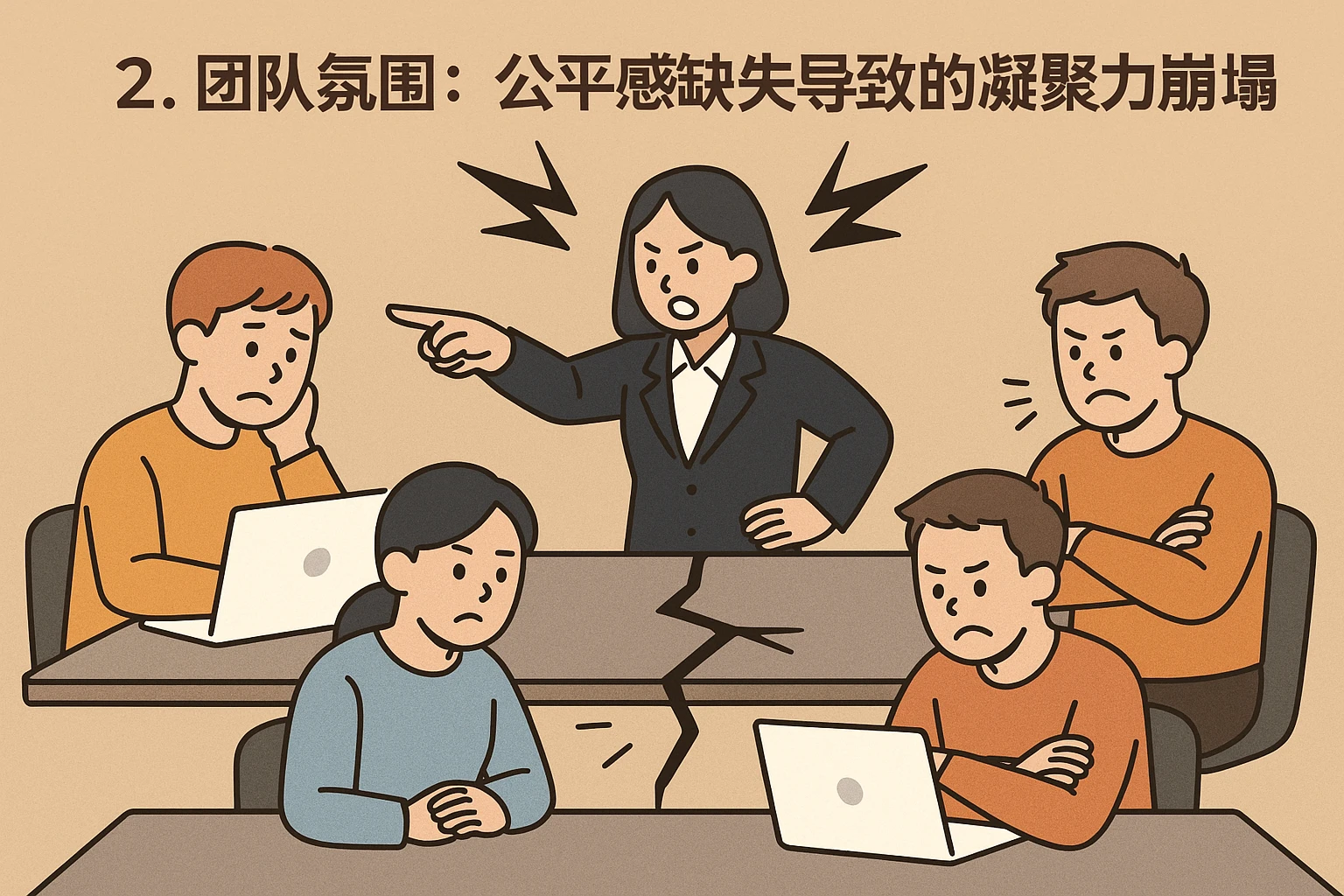 2. 团队氛围：公平感缺失导致的凝聚力崩塌