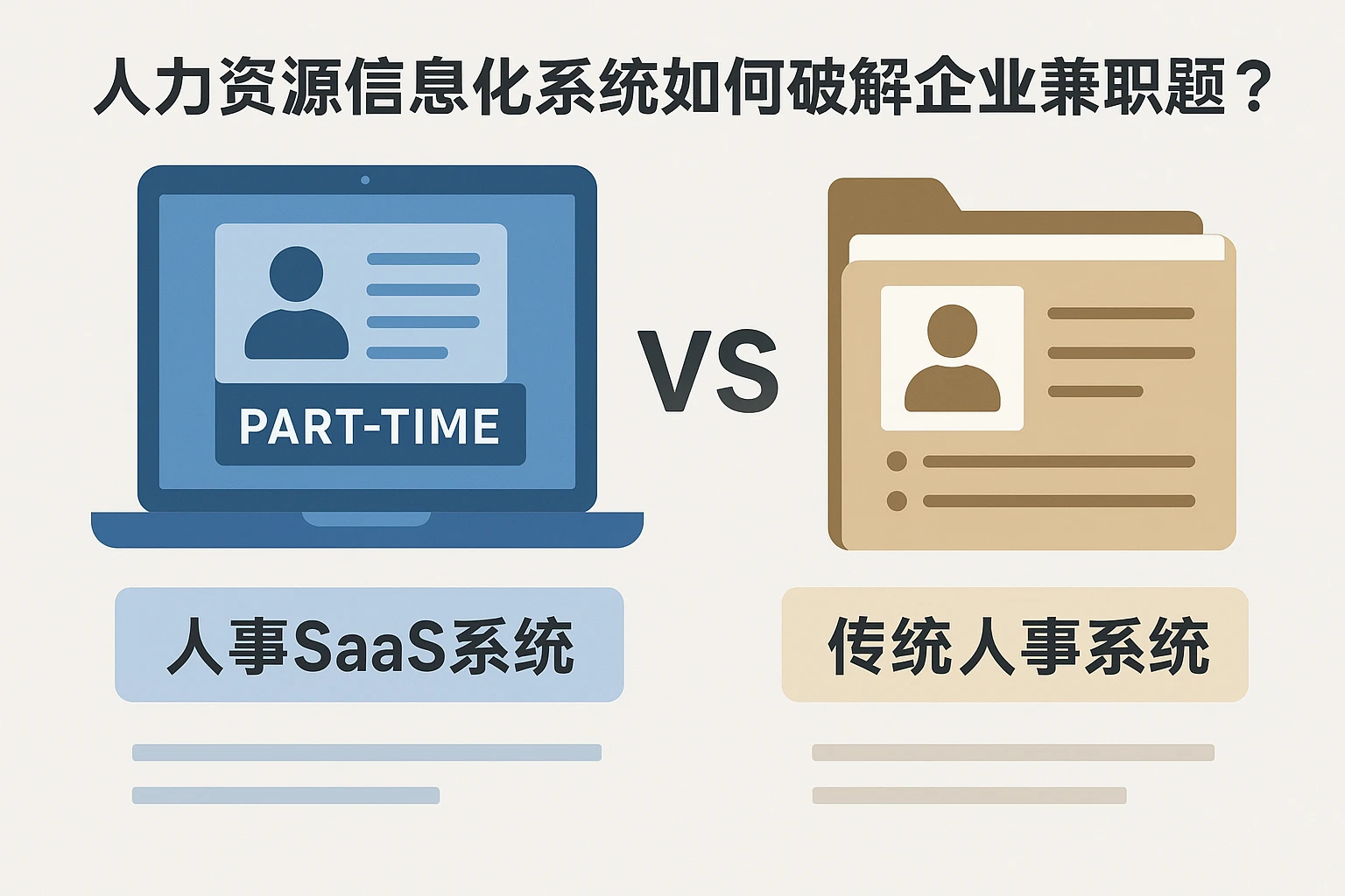 人力资源信息化系统如何破解企业兼职管理难题？人事SaaS系统vs传统人事系统的实战对比