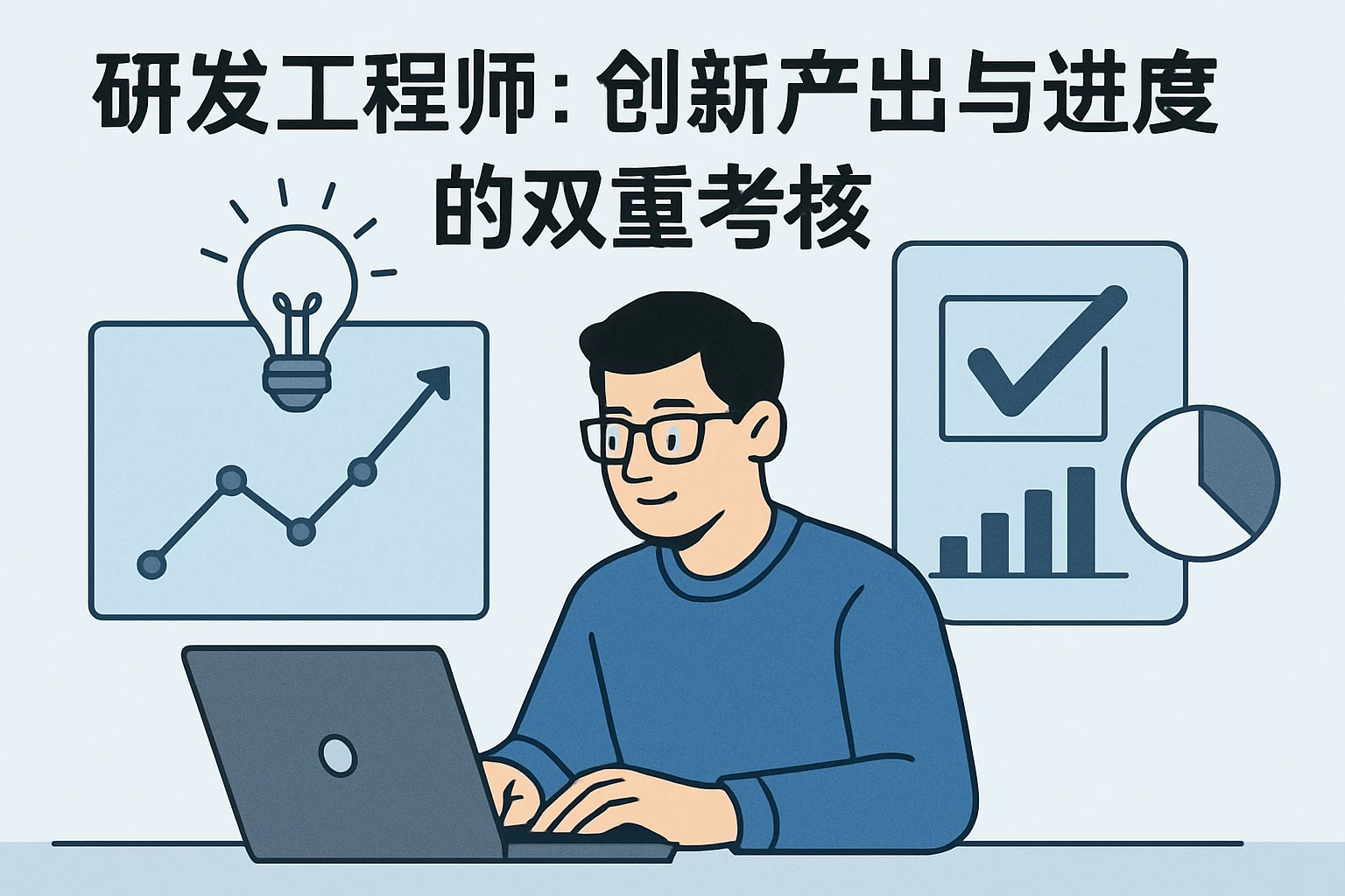2. 研发工程师：创新产出与进度的双重考核