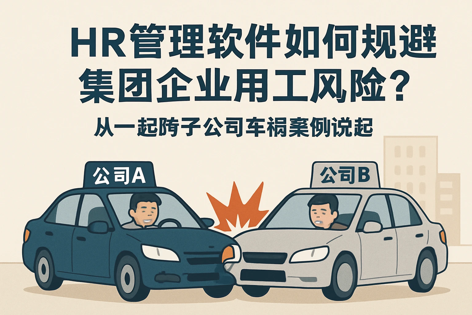 HR管理软件如何规避集团企业用工风险？从一起跨子公司车祸案例说起