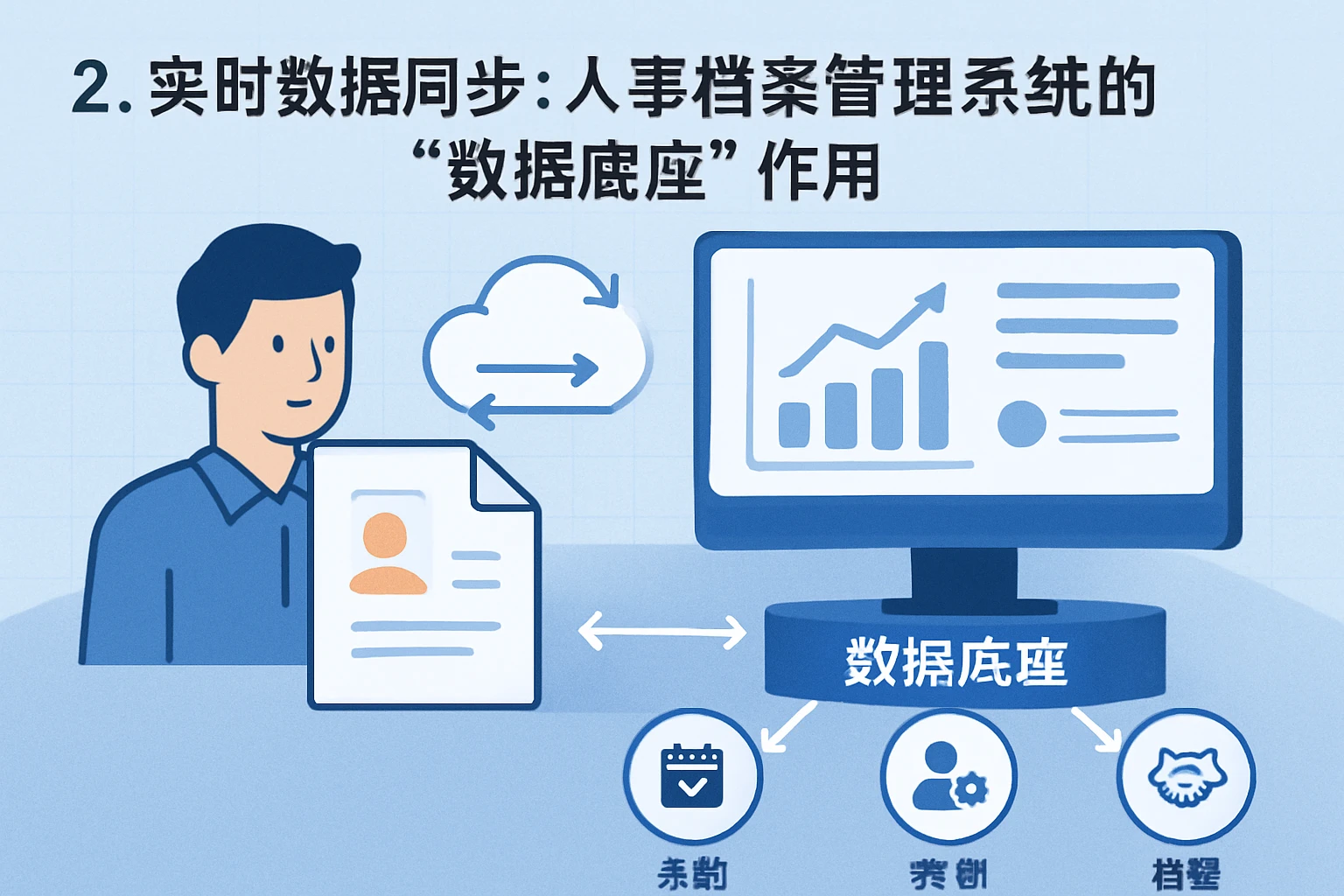 2. 实时数据同步：人事档案管理系统的“数据底座”作用