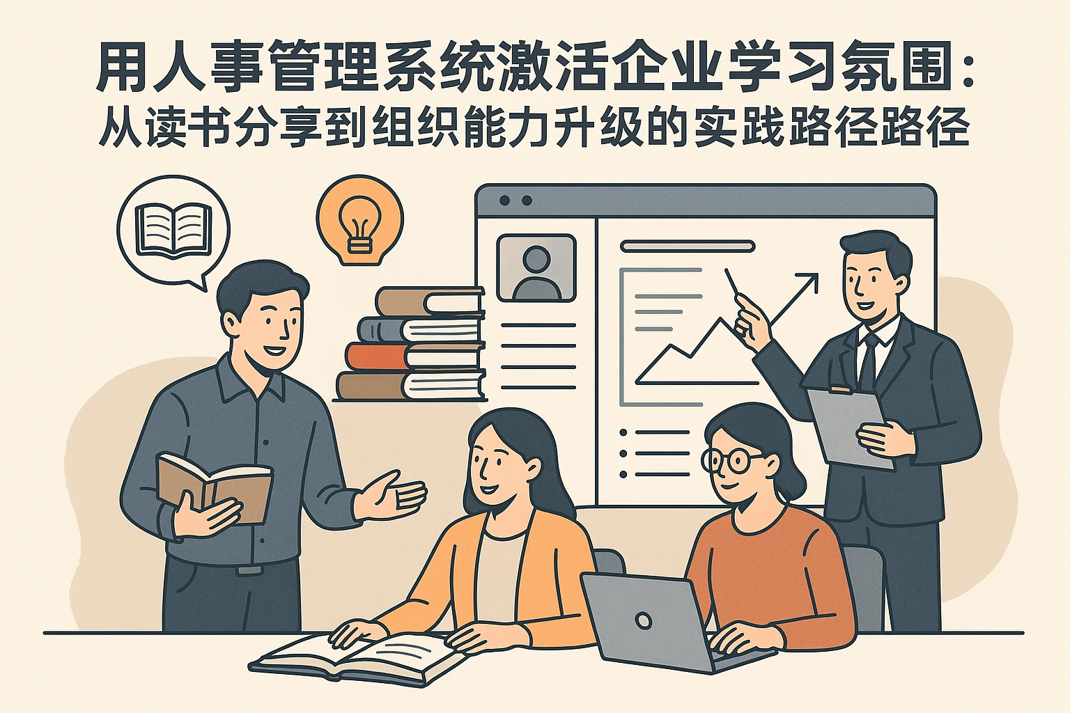 用人事管理系统激活企业学习氛围：从读书分享到组织能力升级的实践路径