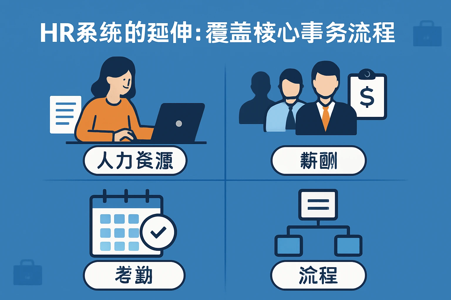 2. HR系统的延伸：覆盖核心事务流程