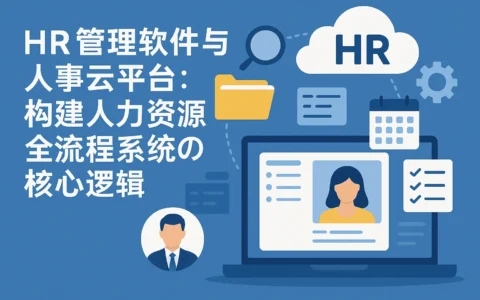 HR管理软件与人事云平台：构建人力资源全流程系统的核心逻辑
