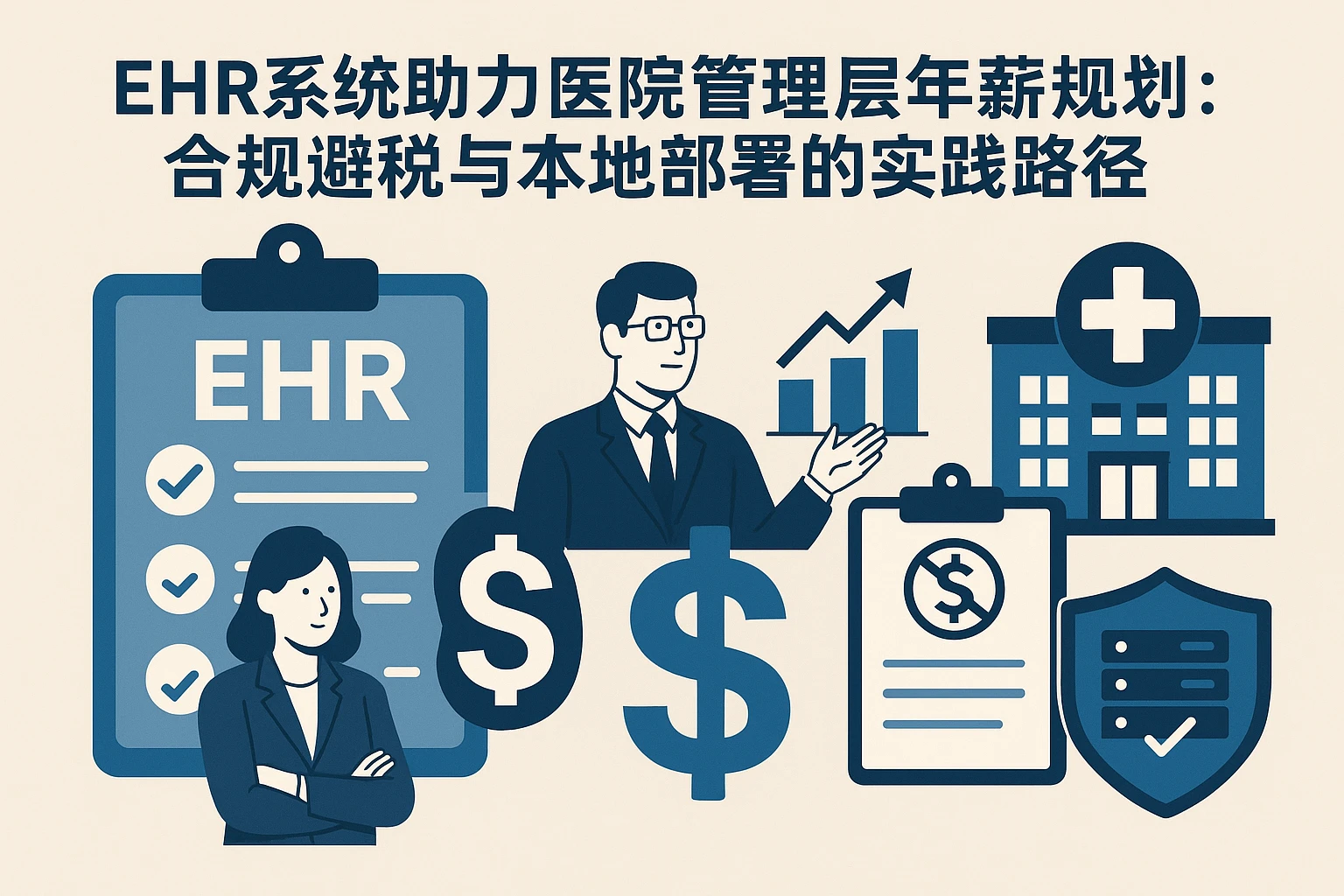 EHR系统助力医院管理层年薪规划：合规避税与本地部署的实践路径