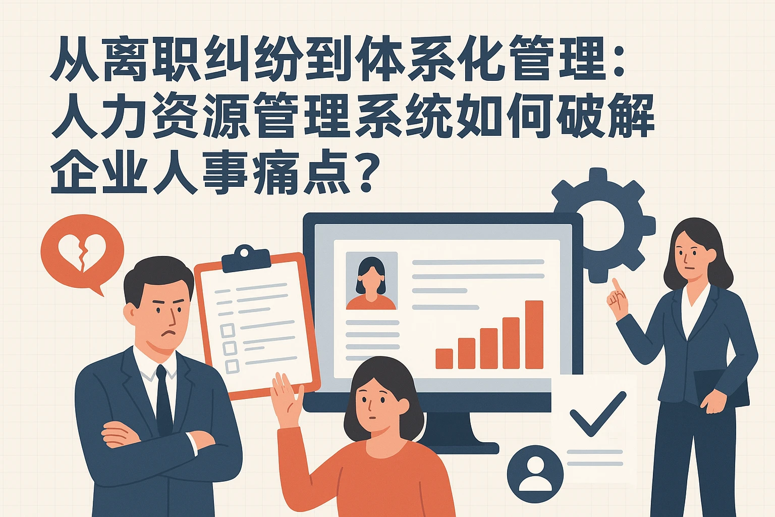 从离职纠纷到体系化管理：人力资源管理系统如何破解企业人事痛点？