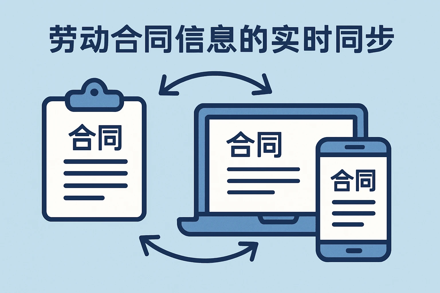 2. 劳动合同信息的实时同步