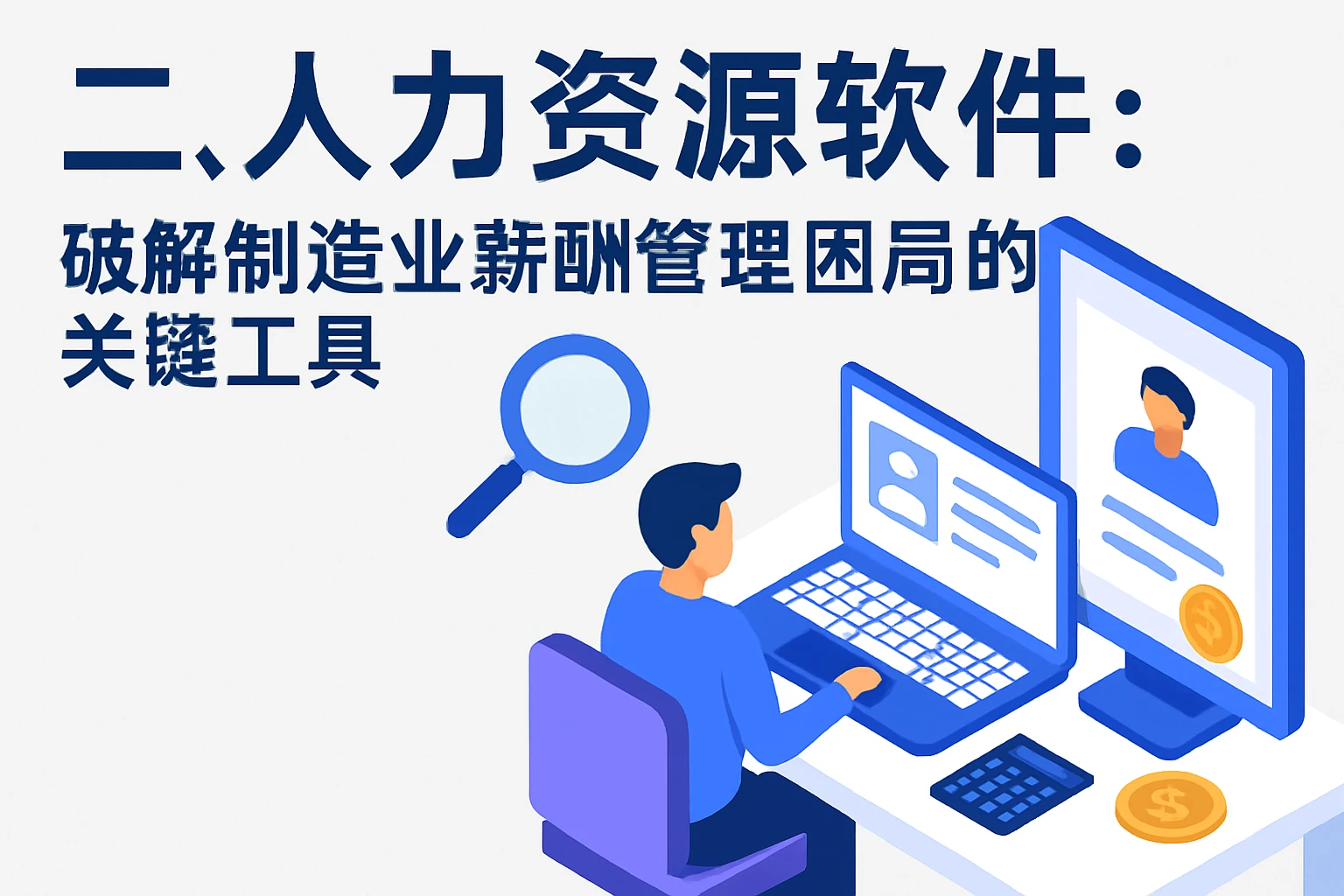 二、人力资源软件：破解制造业薪酬管理困局的关键工具