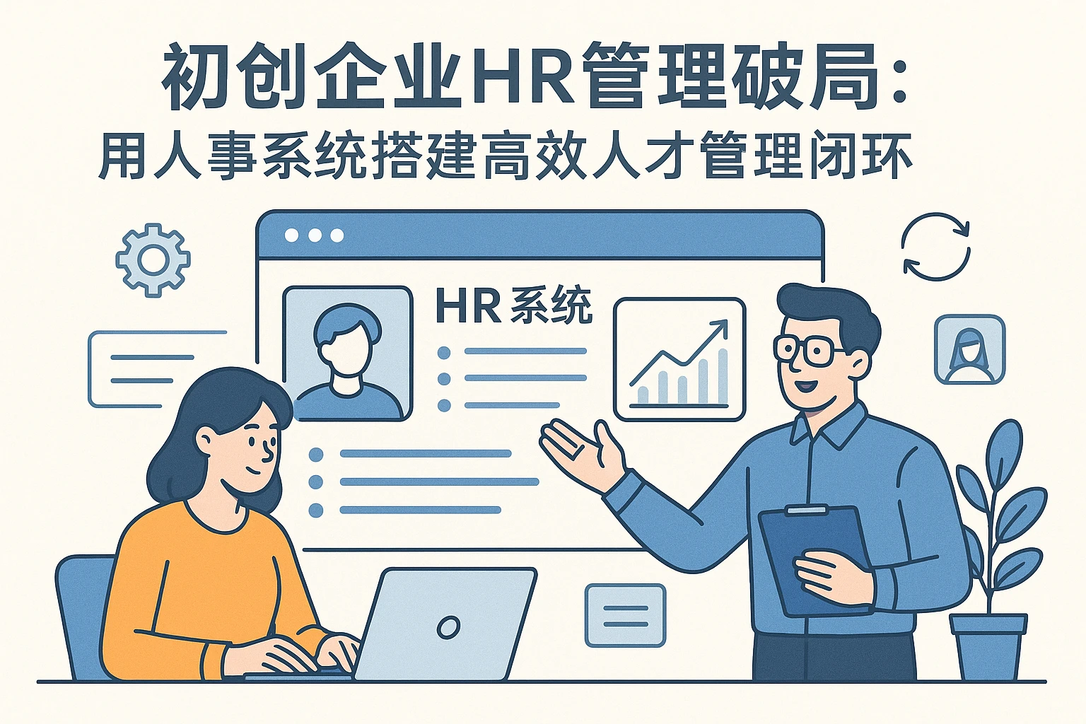初创企业HR管理破局：用人事系统搭建高效人才管理闭环