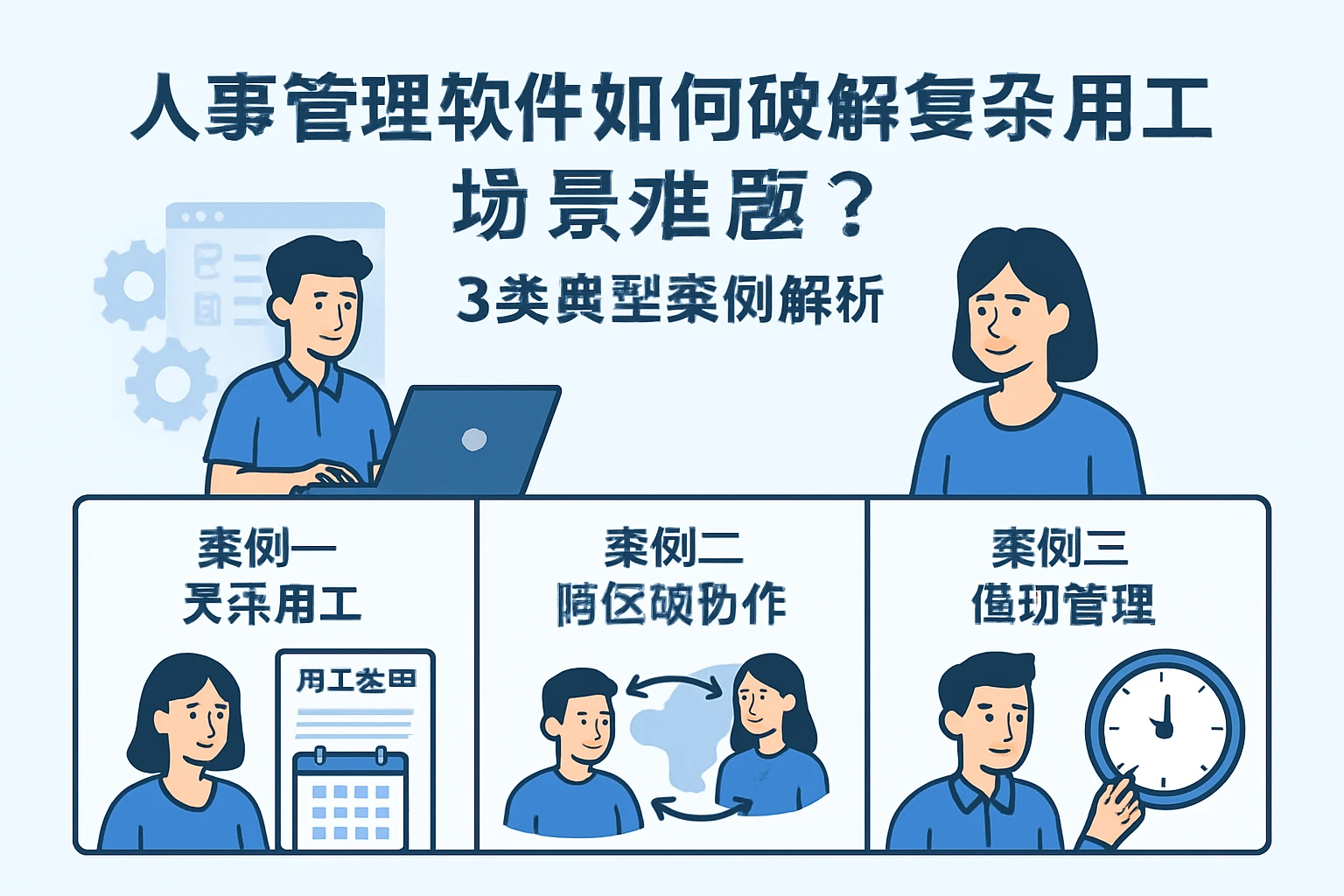 人事管理软件如何破解复杂用工场景难题？3类典型案例解析