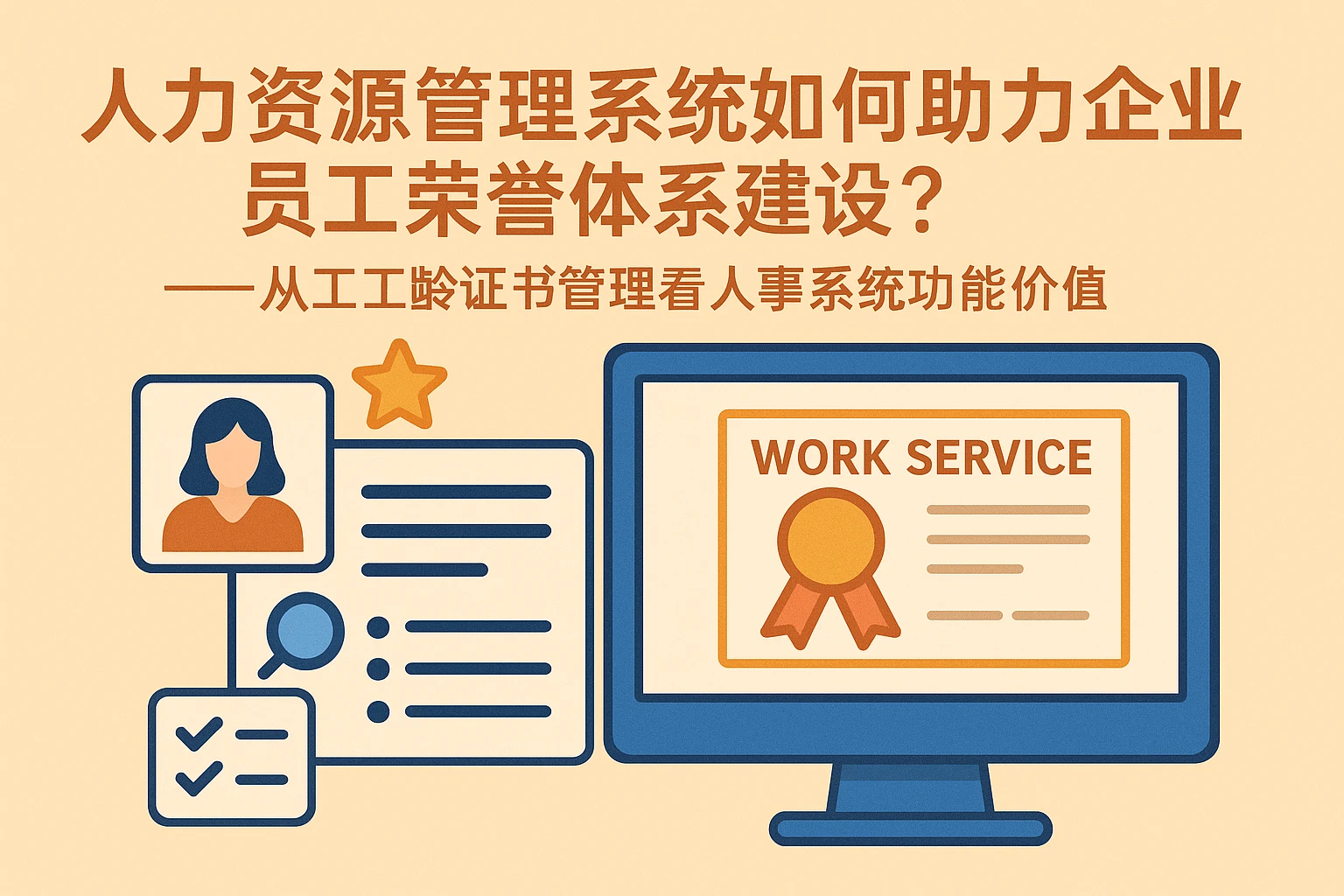 人力资源管理系统如何助力企业员工荣誉体系建设？——从工龄证书管理看人事系统功能价值