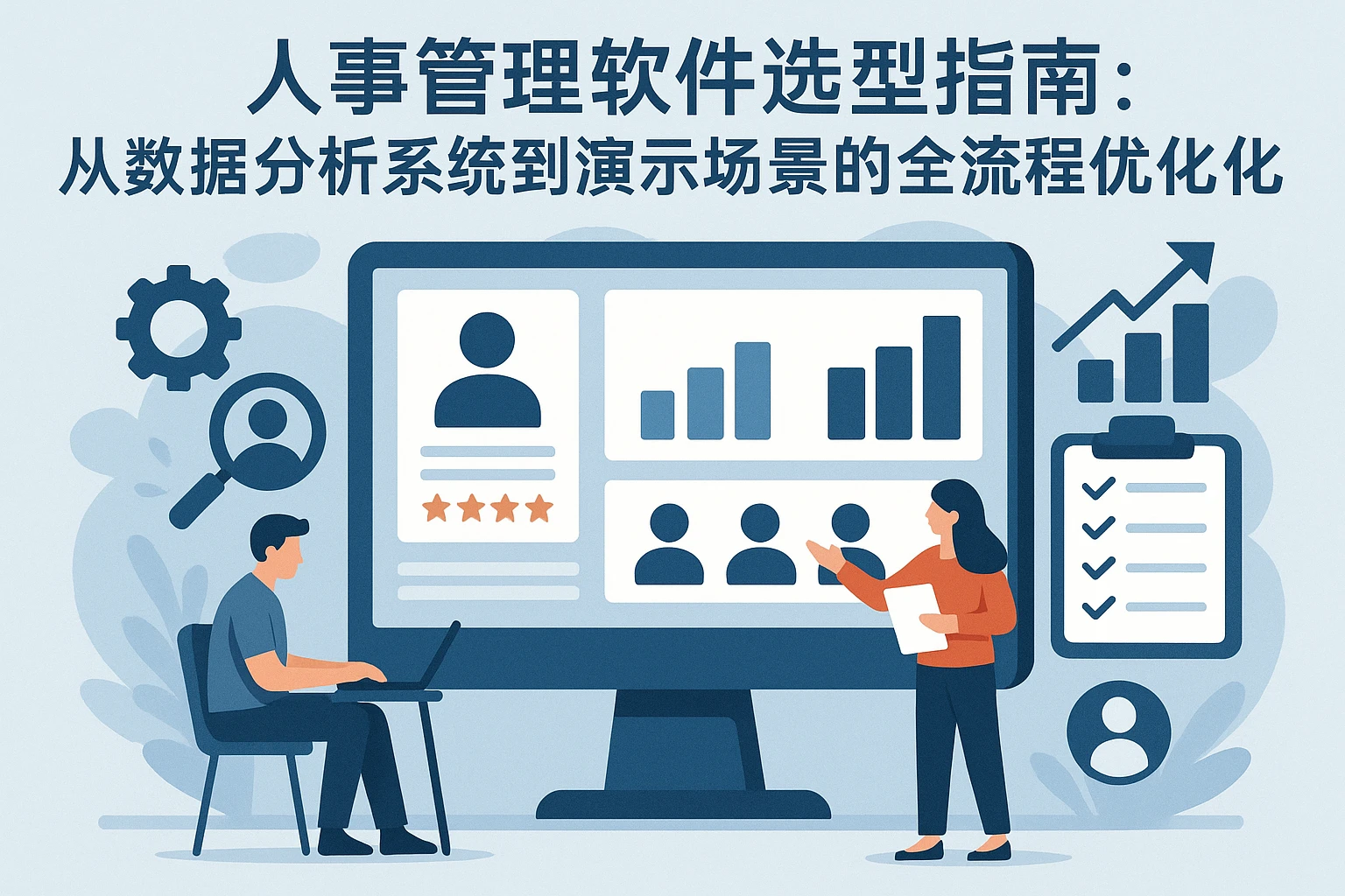 人事管理软件选型指南：从数据分析系统到演示场景的全流程优化