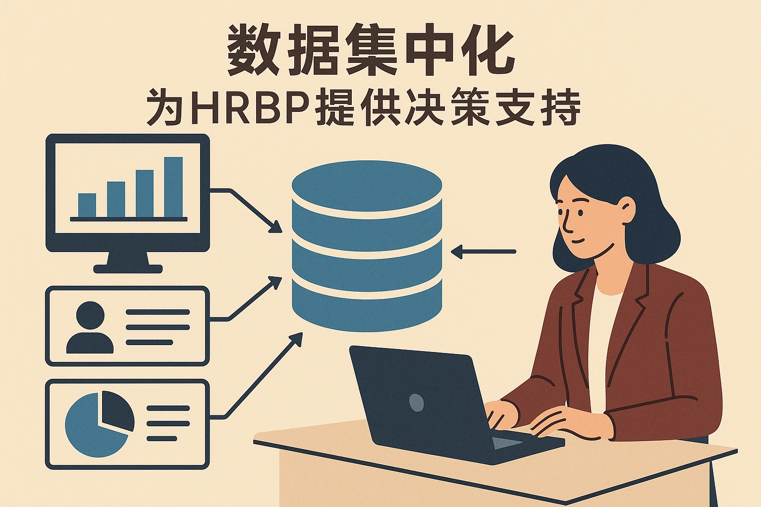 2. 数据集中化：为HRBP提供决策支持