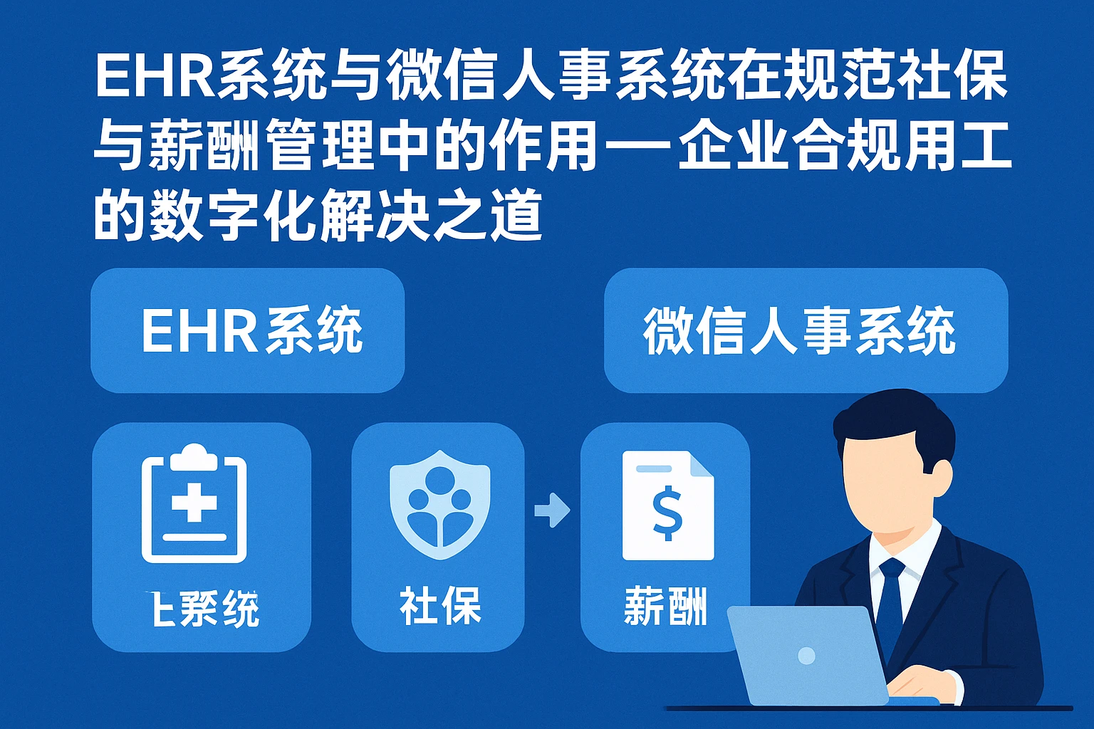 EHR系统与微信人事系统在规范社保与薪酬管理中的作用——企业合规用工的数字化解决之道
