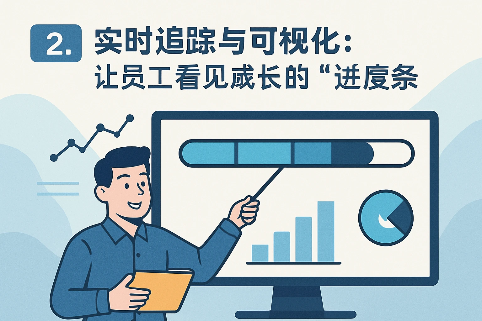 2. 实时追踪与可视化：让员工看见成长的“进度条”