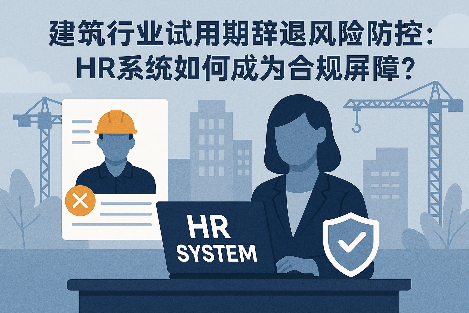 建筑行业试用期辞退风险防控：HR系统如何成为合规屏障？
