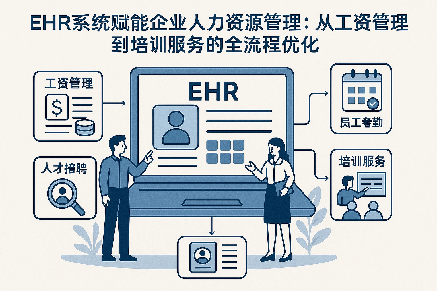 EHR系统赋能企业人力资源管理：从工资管理到培训服务的全流程优化