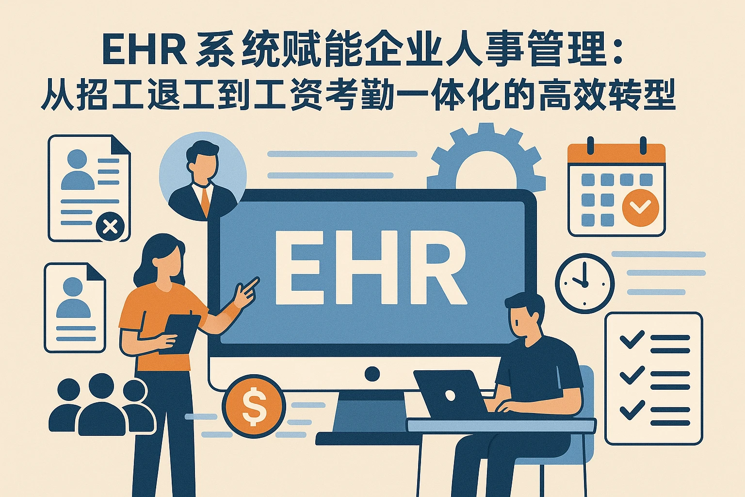 EHR系统赋能企业人事管理：从招工退工到工资考勤一体化的高效转型