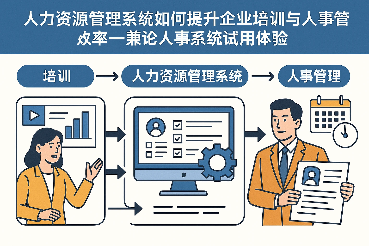 人力资源管理系统如何提升企业培训与人事管理效率——兼论人事系统试用体验