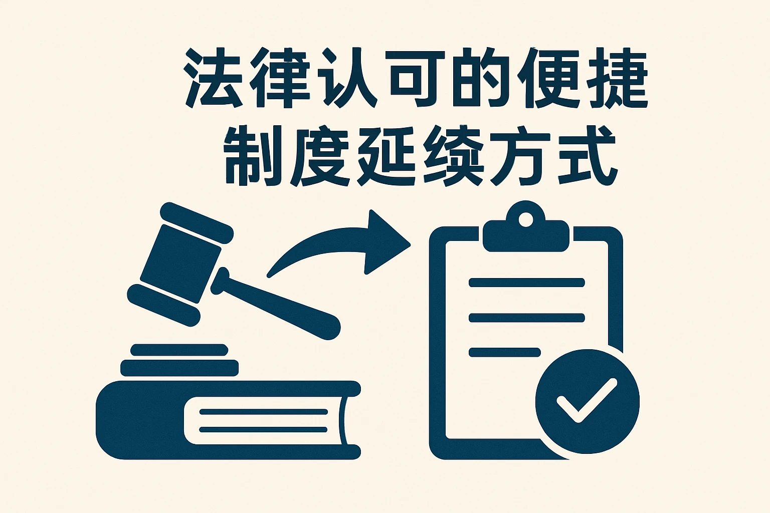 法律认可的便捷制度延续方式