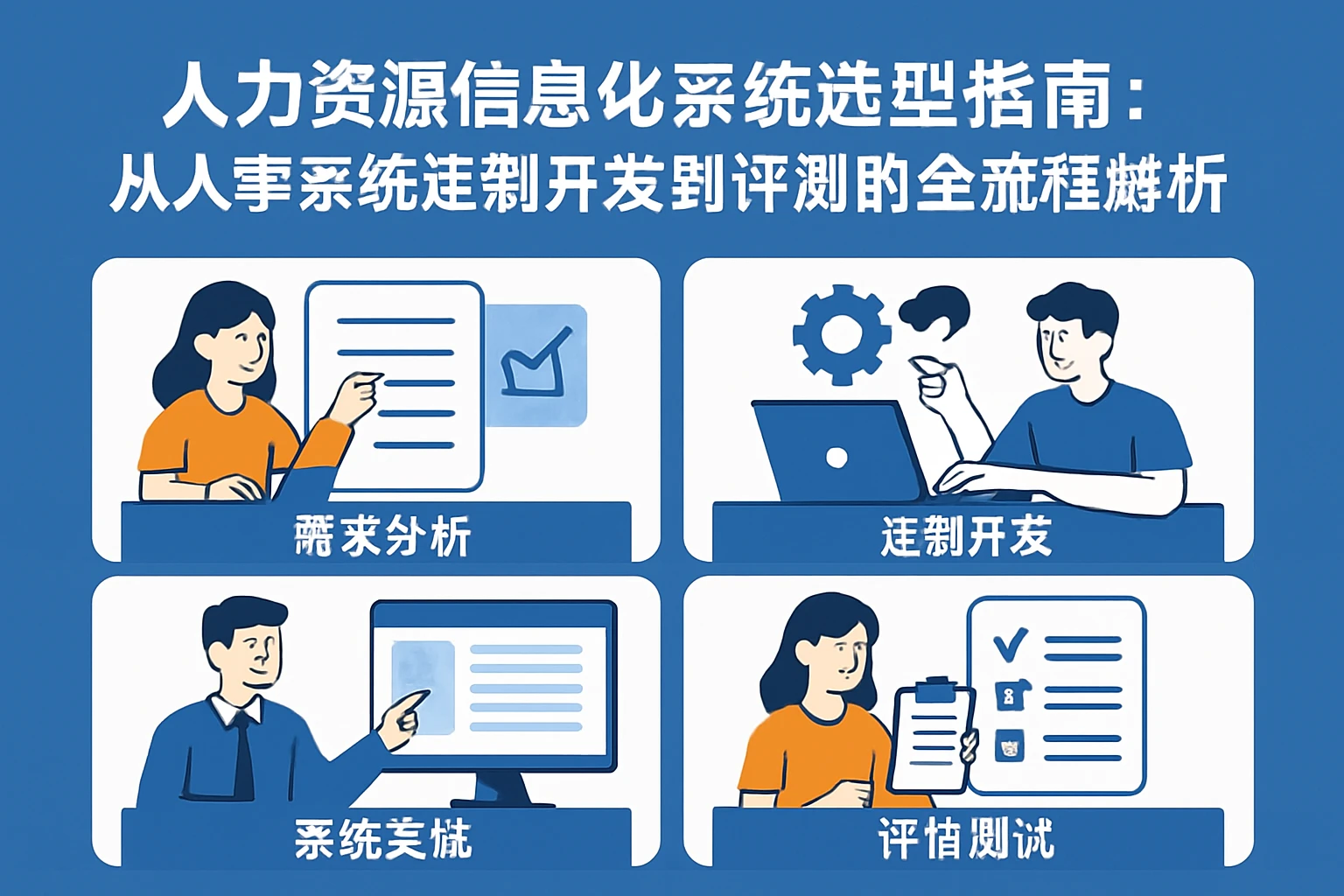 人力资源信息化系统选型指南：从人事系统定制开发到评测的全流程解析