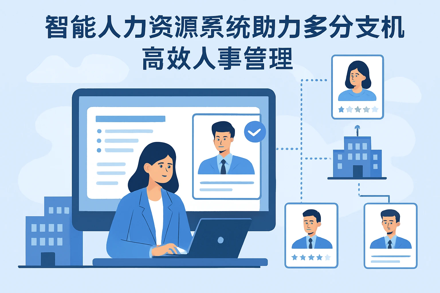 智能人力资源系统助力多分支机构高效人事管理