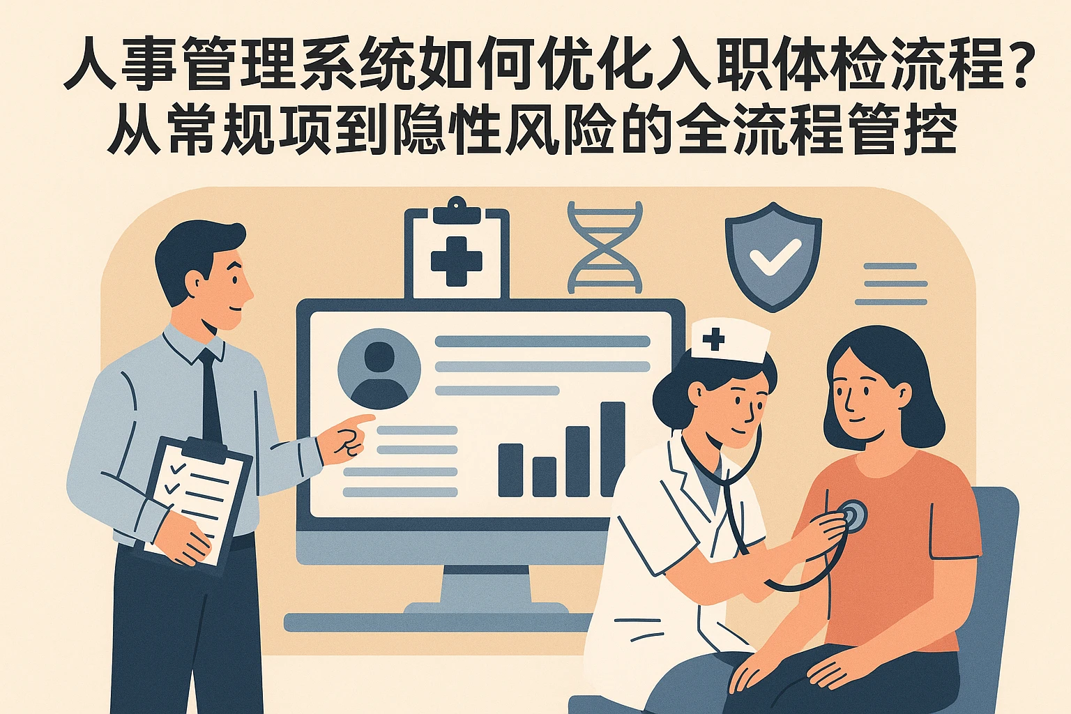 人事管理系统如何优化入职体检流程？从常规项到隐性风险的全流程管控