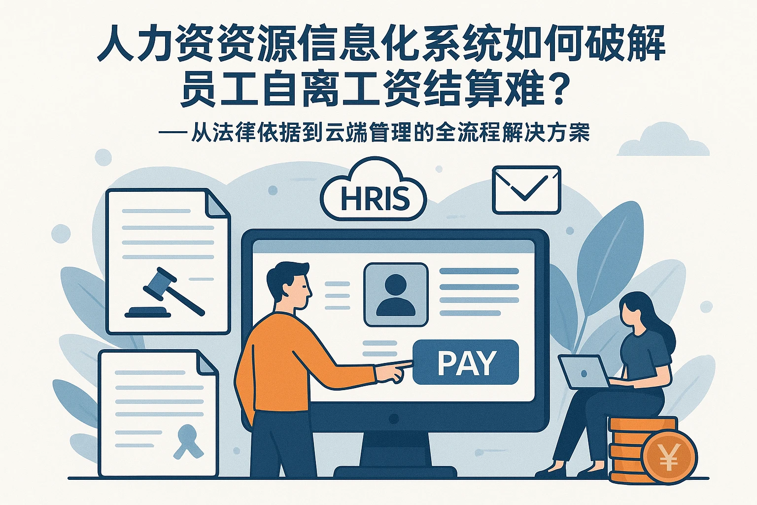 人力资源信息化系统如何破解员工自离工资结算难题？——从法律依据到云端管理的全流程解决方案