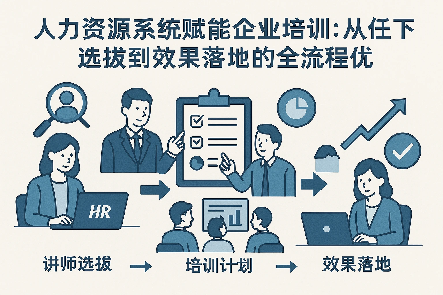 人力资源系统赋能企业培训：从讲师选拔到效果落地的全流程优化